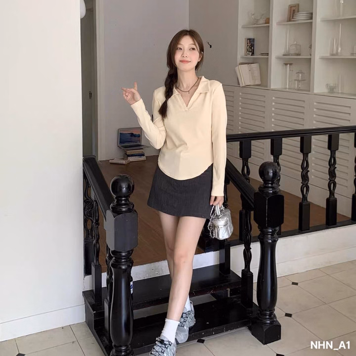 Áo Cổ Dức Vạt Bầu Tay Dài Chất Tăm Lụa Nhna1 - Lê Phương Boutique - Ảnh 15