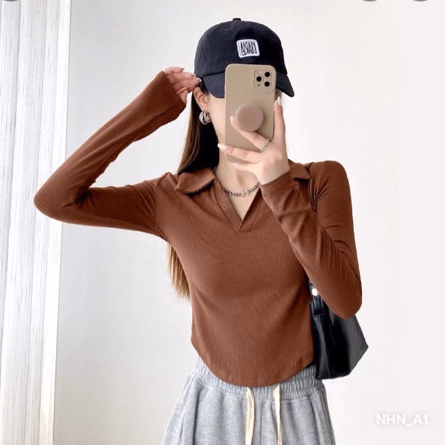 Áo Cổ Dức Vạt Bầu Tay Dài Chất Tăm Lụa Nhna1 - Lê Phương Boutique - Ảnh 10