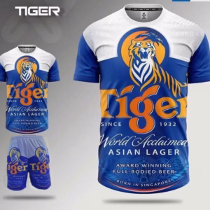 Bộ Bia Tiger Xanh Quần Áo Thể Thao Nam Nữ, Đồ Tập Gym Thể Thao Chất Vải Co Giãn Mát Mẻ Txu - Be Yourself