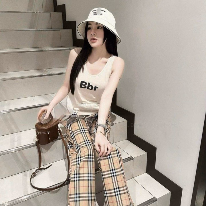 Set Bộ Đồ Nữ Áo Ba Lỗ Tăm Lạnh Mix Quần Mango Bh800- Nana House