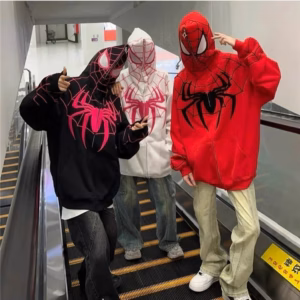 Áo Khoác Hoodie Nỉ Nam Nữ In Hình Người Nhiện Siêu Ngầu Thời Trang - Htm Fashion