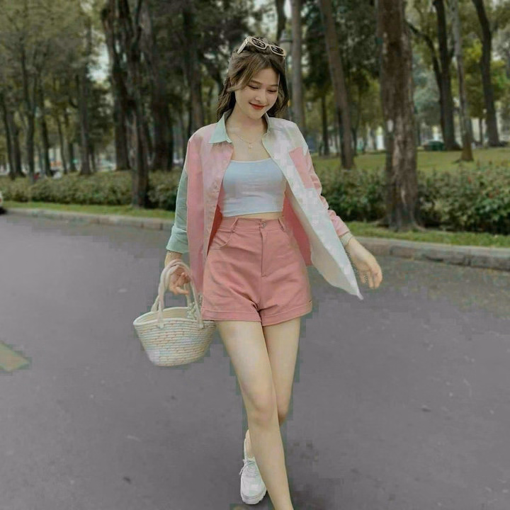 Set Bộ Đồ Thun 3 Món Chất Tuyết Áo Cotton Siêu Dễ Thương - Htm Fashion - Ảnh 3