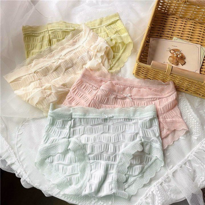 Quần Lót Su Nhún Mềm Mát Siêu Đẹp Từ 40-55Kg Dành Cho Nữ