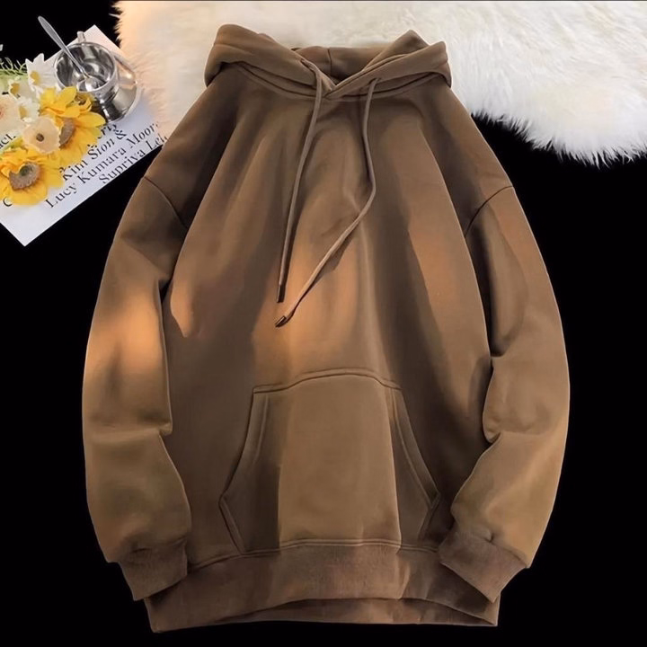 Tổng Hợp Áo Khoác Nỉ Và Hoodie Form Rộng Mũ 2 Lớp Unisex Nam Nữ - Ảnh 9