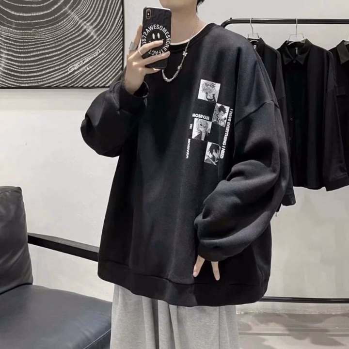 Tổng Hợp Áo Sweater Nam Nữ Form Rộng - Ảnh 3