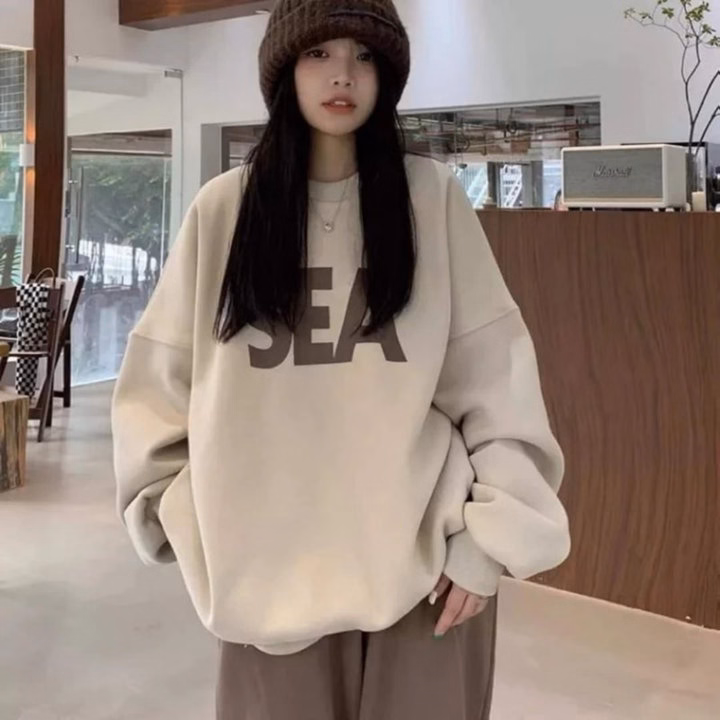 Tổng Hợp Áo Sweater Nam Nữ Form Rộng - Ảnh 4