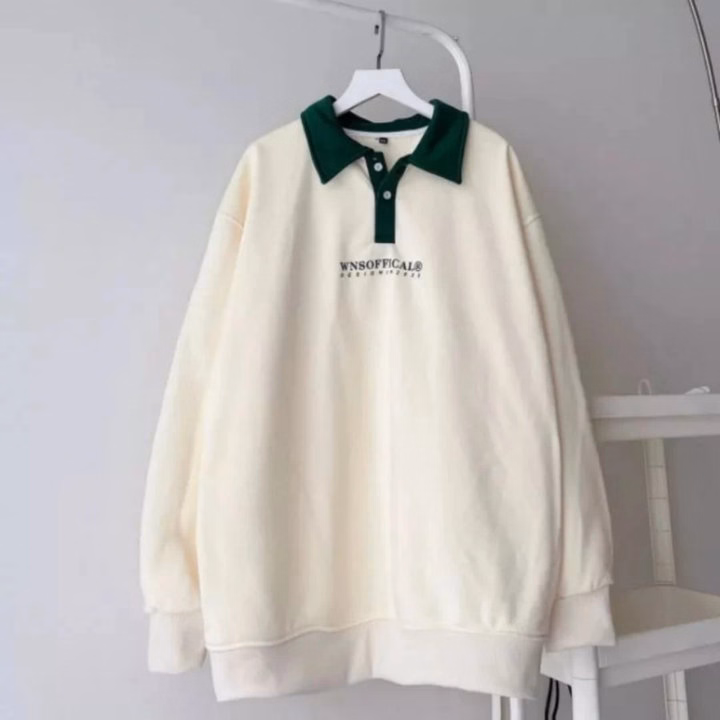 Tổng Hợp Áo Sweater Nam Nữ Form Rộng - Ảnh 6
