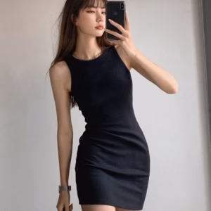 Đầm Váy Body Ba Lỗ Sexy Chất Thun Gân Gu422- Sam Store