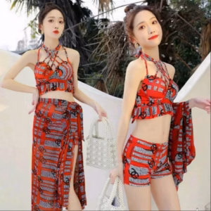 Sét Đồ Bơi Tắm Biển Nữ Bikini 3 Mảnh Cực Sexy Quyến Rũ -Shop Mẹ Bống