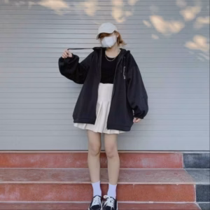 Áo Khoác Hoodie Nỉ Nam Nữ Dây Kéo In Hình Độc Đáo Cá Tính Thời Trang - Htm Fashion