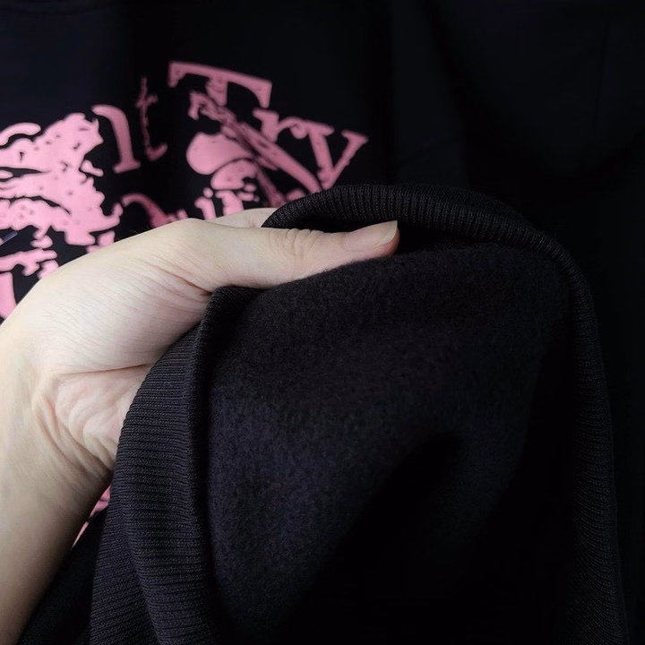 Áo Hoodie Vải Nỉ Ngoại In Chữ Specail Có 2 Màu Hồng Và Đen Unisex Nam Nữ Tp44 - Phương Store - Ảnh 4