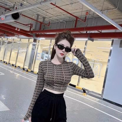 Áo Kiểu Thun Tăm Lạnh Tay Dài Min Min Form Ngắn - Lê Phương Boutique - Ảnh 4