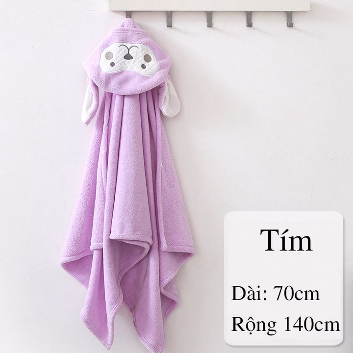 Áo Choàng Tắm Cho Bé Lông Cừu Hình Thú 56619 - Lady'S Passion - Ảnh 2