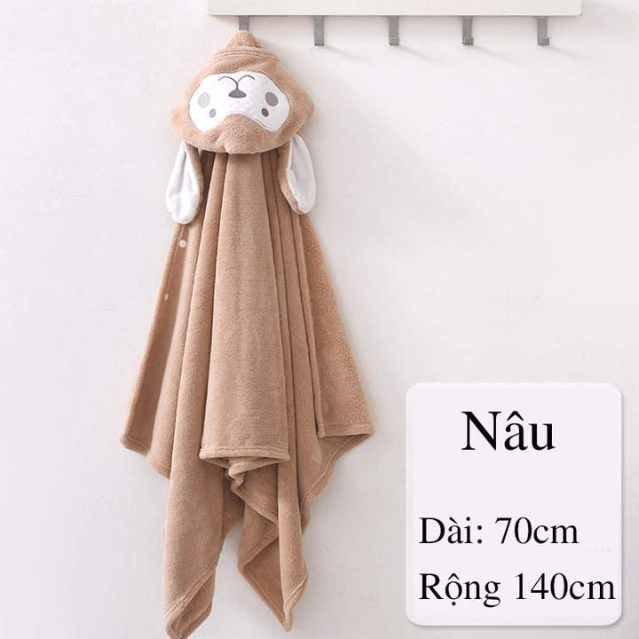 Áo Choàng Tắm Cho Bé Lông Cừu Hình Thú 56619 - Lady'S Passion - Ảnh 8