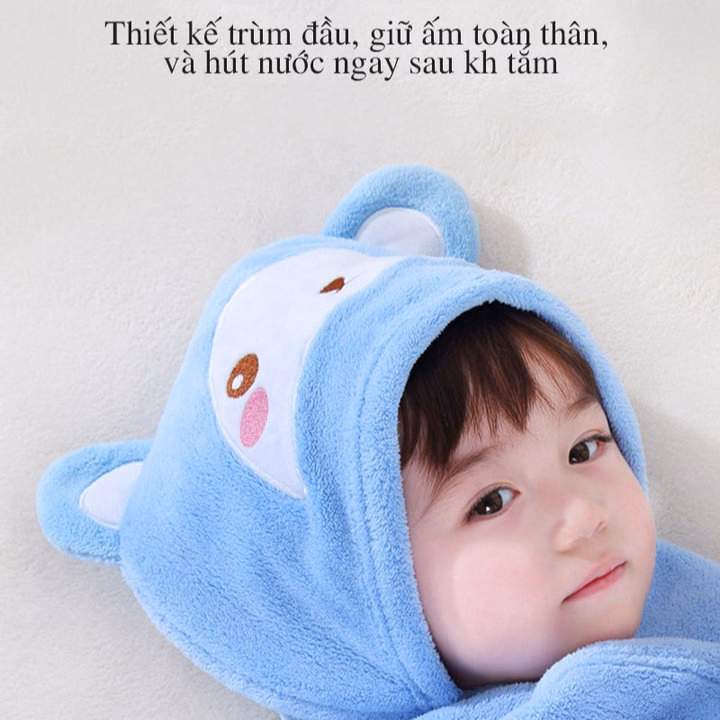 Áo Choàng Tắm Cho Bé Lông Cừu Hình Thú 56619 - Lady'S Passion - Ảnh 10