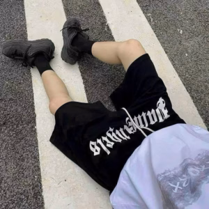 Quần Short Nam Chất Thun Da Cá Mềm Mịn,Co Giãn Thoáng Mát Mặc Trên Gối,Quần Đùi In Chữ Nổi Siêu Chất -Sht125 - Minh Hà House