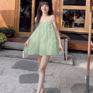 Dầm 2 Dây 3 Tầng Chất Tơ - Lê Phương Boutique