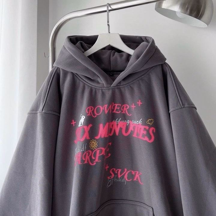 Áo Hoodie Nỉ Unisex Form Rộng Rower Hình In Nổi Bật Hot Trend - Sht133 - Minh Hà House - Ảnh 7