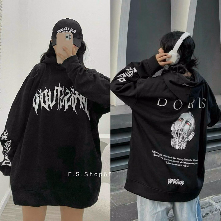 Áo Khoác Hoodie Nỉ Bông Ông Già Do.Ris -Sht140- Minh Hà House - Ảnh 5