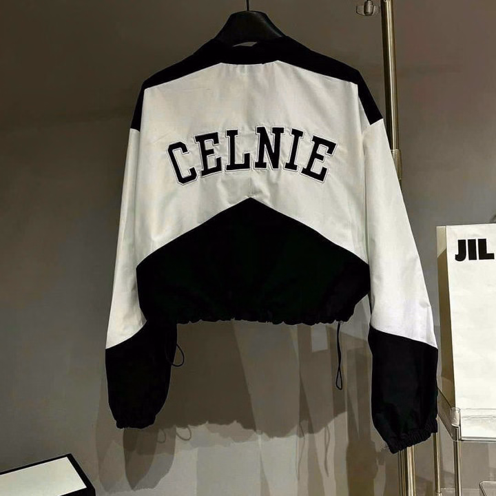 Áo Khoác Dù Nữ 2 Lớp Dáng Lửng In Chữ C Siêu Đẹp Phong Cách Hot - Htm Fashion - Ảnh 5