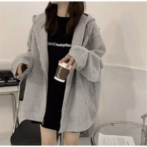 Áo Khoác Hoodie Nỉ Nam Nữ Dây Kéo Áo Khoác Nỉ Trơn Form Chuẩn Dày Dặn - Htm Fashion
