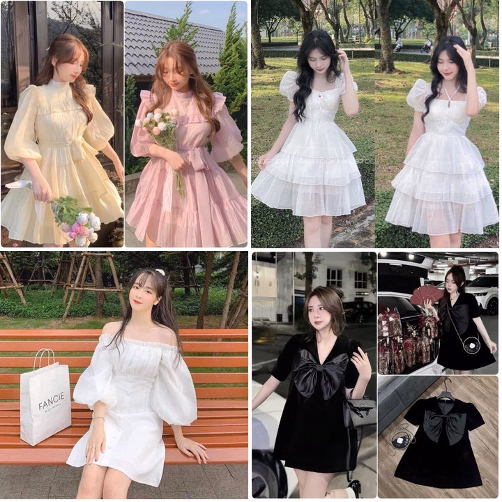 Tổng Hợp Các Mẫiu Váy Xinh Sẵn Hàng