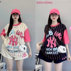 Sét Bộ Live Đùi Cộc Nữ Chất Cotton Su Form Rộng Tay Lỡ Unisex- In Chữ Like