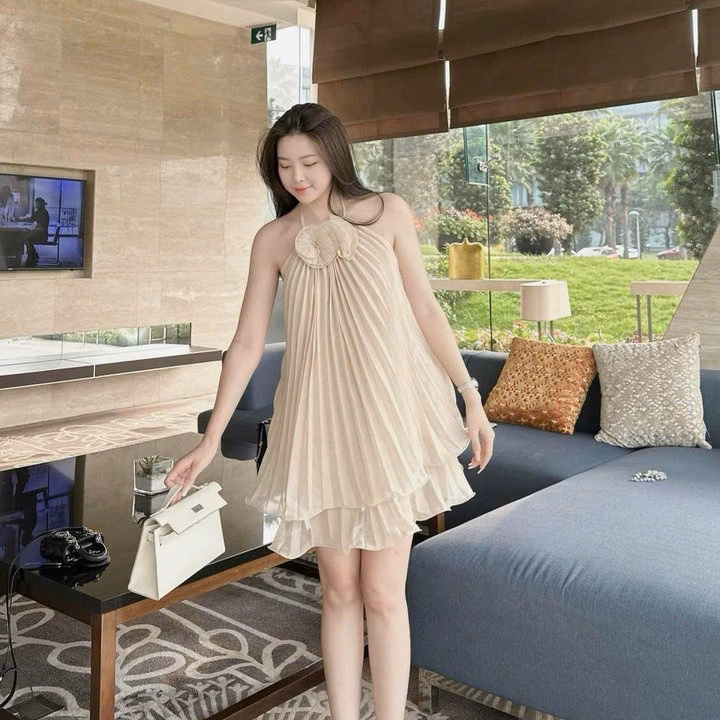 Set Bộ Voan Tơ Gãy Kết Bông Bt120L- Nana House - Ảnh 2