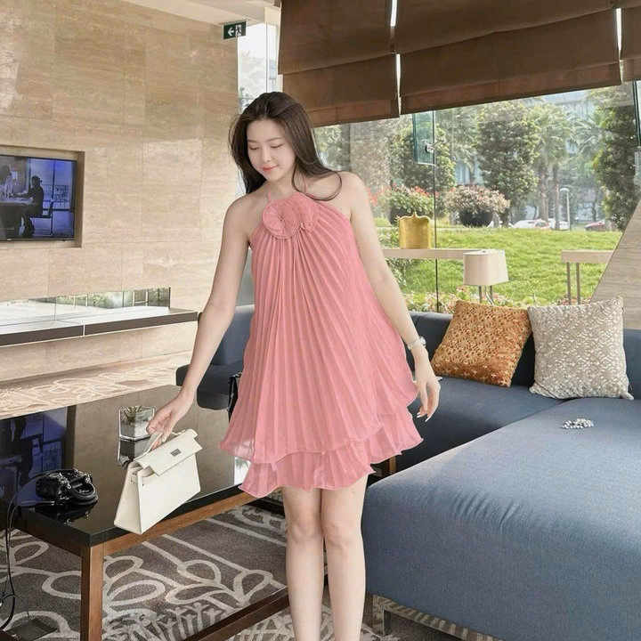 Set Bộ Voan Tơ Gãy Kết Bông Bt120L- Nana House - Ảnh 4