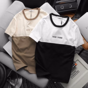 Áo Thun Cổ Tròn Newyork Phối Chất Cotton Mềm Mịn Thoáng Mát P221 - Lady'S Passion