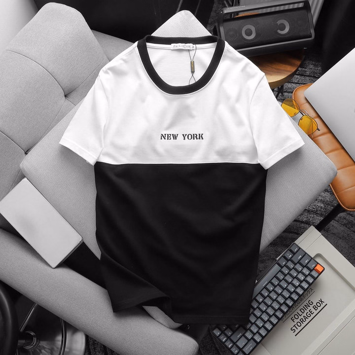 Áo Thun Cổ Tròn Newyork Phối Chất Cotton Mềm Mịn Thoáng Mát P221 - Lady'S Passion - Ảnh 5