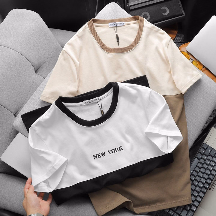 Áo Thun Cổ Tròn Newyork Phối Chất Cotton Mềm Mịn Thoáng Mát P221 - Lady'S Passion - Ảnh 17