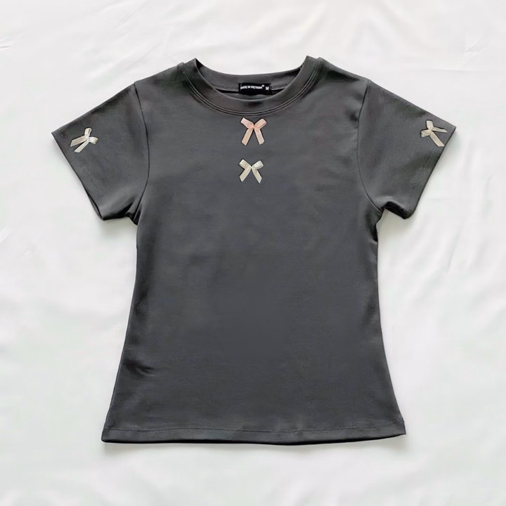 Áo Thun Cotton Nữ Form Babytee Phối Nhiều Nơ Xinh Cho Các Nàng Tp29 - Phương Store - Ảnh 2