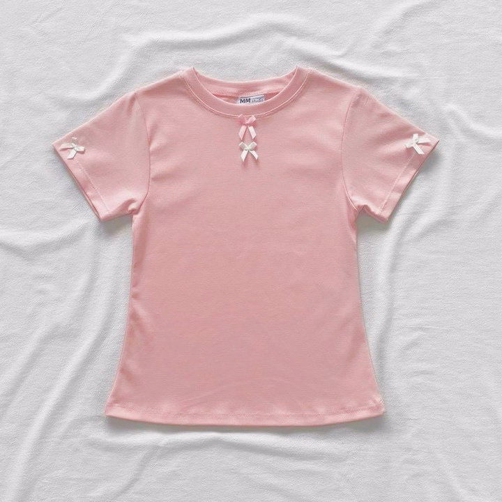 Áo Thun Cotton Nữ Form Babytee Phối Nhiều Nơ Xinh Cho Các Nàng Tp29 - Phương Store
