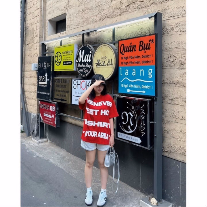 Áo Thun Form Rộng Unisex Nam Nữ In Nổi Chữ Meet Not Áo Thun Cặp Đôi Hot Tp65 - Golden Dream - Ảnh 5