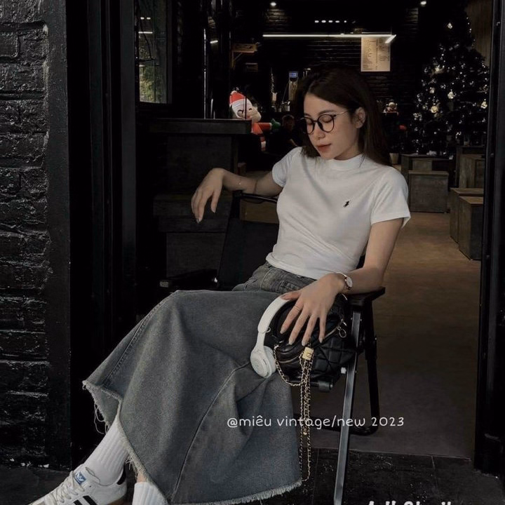 Áo Thun Cotton Nữ Thêu Hình Ngựa Đơn Giản Mà Siêu Xinh Tp39 - Golden Dream - Ảnh 3