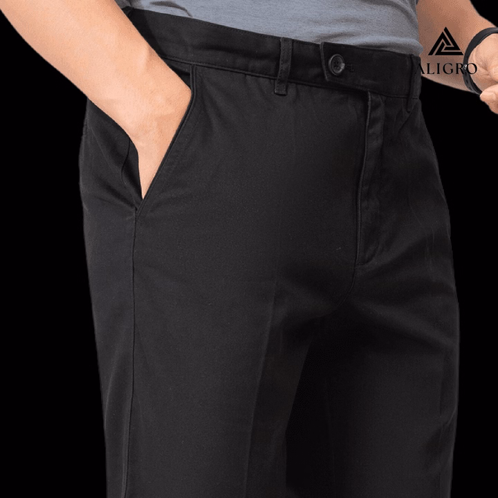 Quần Kaki Nam Màu Đen Aligro Algk039 - Aligro - Ảnh 5