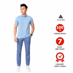 Quần Kaki Nam Aligo Xanh Dương Algk030 - Aligro