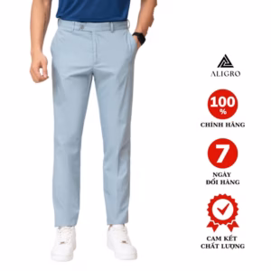 Quần Kaki Nam Aligro Chất Liệu Cao Cấp Co Dãn Thoải Mái Phom Ôm Vừa Tôn Dáng Trẻ Trung Khỏe Khoắn Algk027 - Aligro