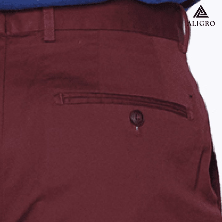 Quần Kaki Nam, Quần Thô Màu Đen Dáng Slimfit, Chất Liệu Vải Kaki Cao Cấp Bền Đẹp, Thiết Kế Cạp Đính Đỉa Aligro Algk015 - Aligro - Ảnh 4