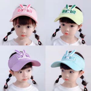 Mũ Nửa Đầu Cho Bé, Nón Lưỡi Trai Trẻ Em Hình Thỏ Dễ Thương - Dâu Shop