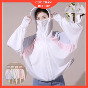 Áo Chống Nắng Upf 50 +, Áo Khoác Có Mũ Bảo Vệ Tia Uv Thoáng Khí Ngoài Trời Ctb694 - Bechip