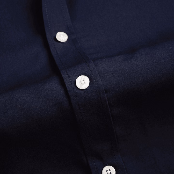 Áo Sơ Mi Slimfit Dài Tay Navy Aligro Algs226 - Aligro - Ảnh 5