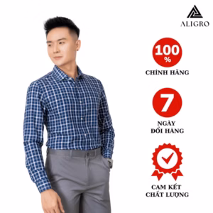 Áo Sơ Mi Nam Dài Tay Aligro Chất Liệu Bamboo Cao Cấp Mềm Mịn, Kháng Khuẩn, Chống Tia Uv Algs216 - Aligro