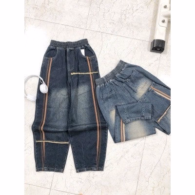 Quần Baggy Unisex Phối Viền Sọc Bhgs - Be Yourself - Ảnh 2