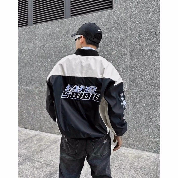 Áo Khoác Dù 2 Lớp Unisex Nam Nữ Fafiic Mảnh Ghép Form Rộng Đủ Size Tp33 - Golden Dream - Ảnh 2