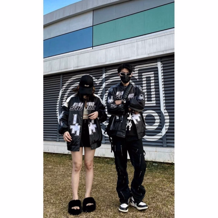 Áo Khoác Dù 2 Lớp Unisex Nam Nữ Fafiic Mảnh Ghép Form Rộng Đủ Size Tp33 - Golden Dream - Ảnh 4