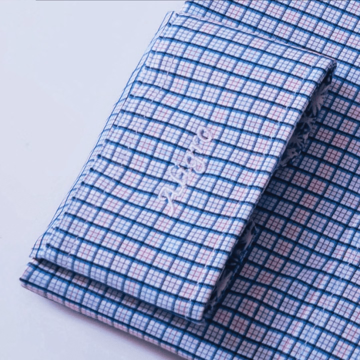 Áo Sơ Mi Dài Tay Nam Aligro Kẻ Xanh Trắng Algs176 - Aligro - Ảnh 7