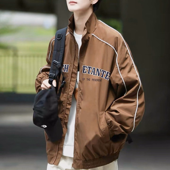 Áo Khoác Dù Ép 3 Lớp Nam Nữ Phối Tay Sọc In Chữ Kesnth -Htm Fashion - Ảnh 6