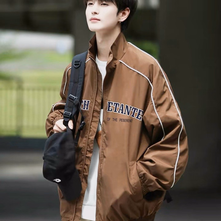 Áo Khoác Dù Ép 3 Lớp Nam Nữ Phối Tay Sọc In Chữ Kesnth -Htm Fashion - Ảnh 13